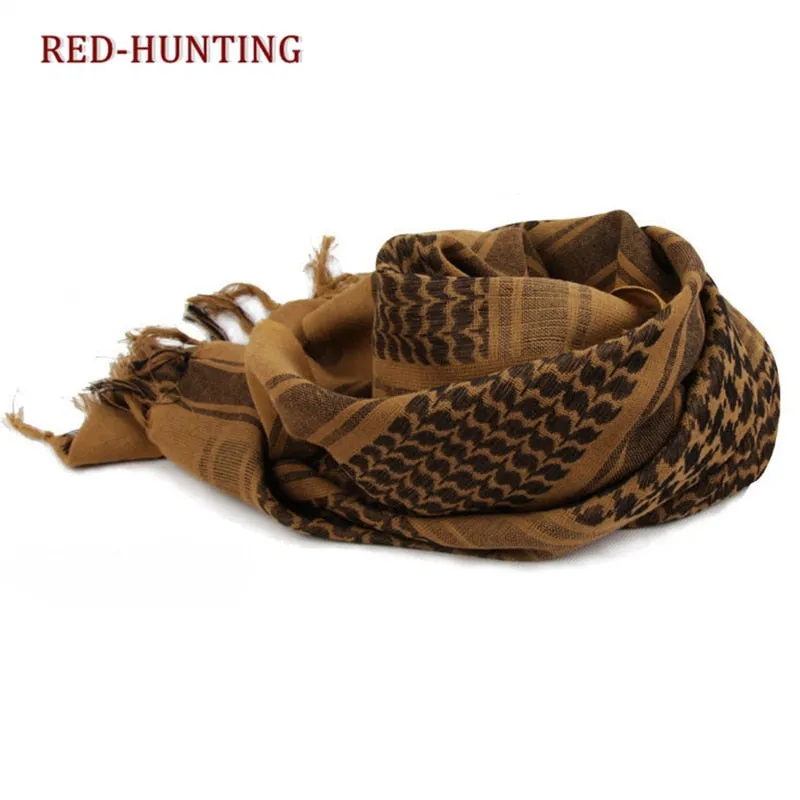 Army Military Tactical Keffiyeh Shemagh Arab Scarf Shawl Neck Cover Head Wrap 100% Cotton Winter Scarves