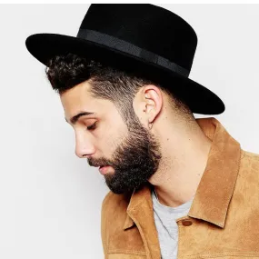 Boater Flat Top Hat