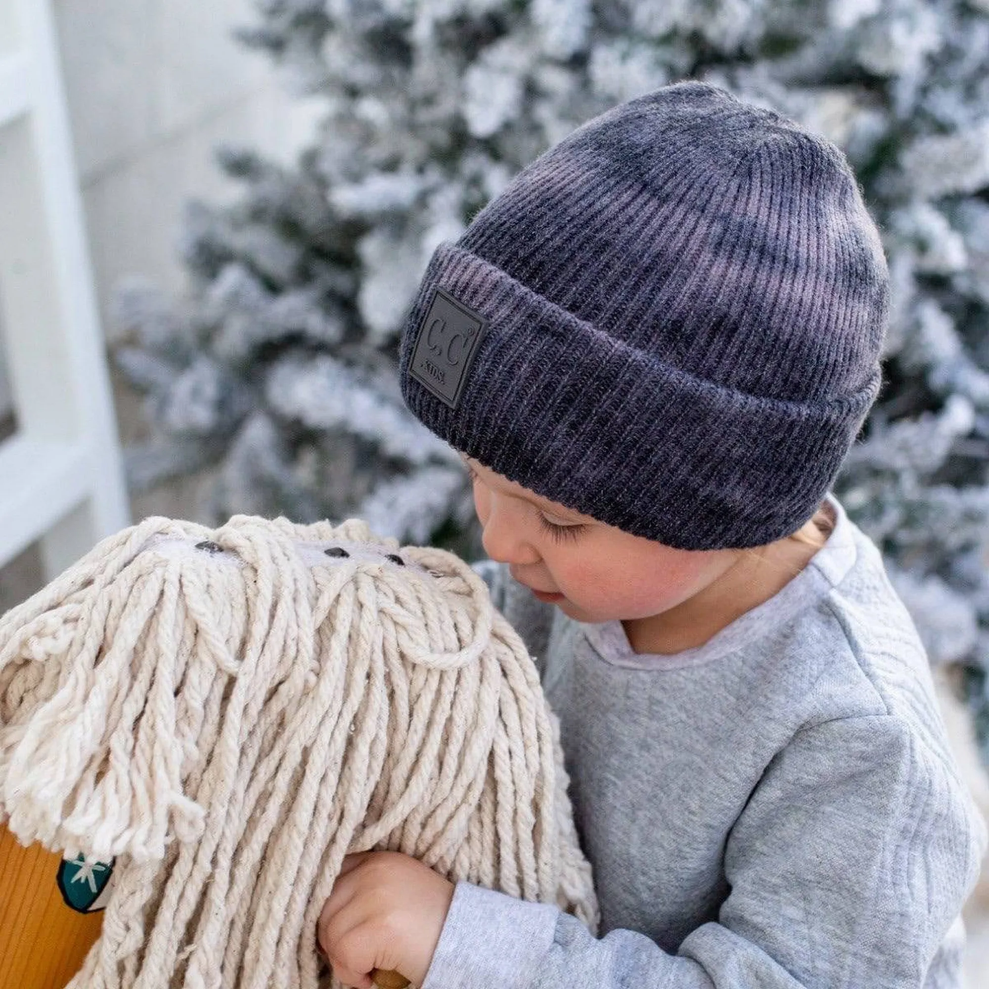 CC Baby Tie Dye Unisex Beanie for Newborn to 12 Months