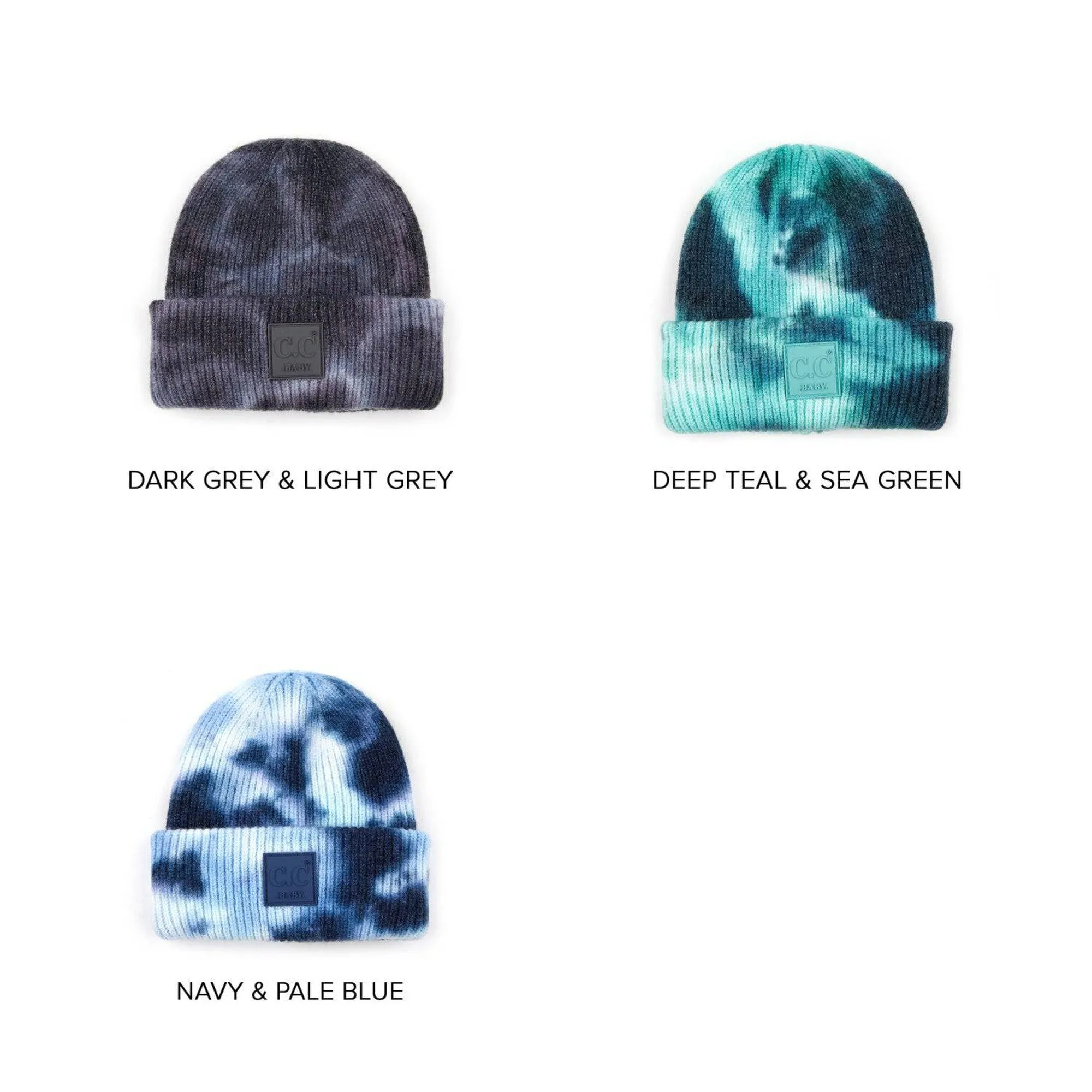 CC Baby Tie Dye Unisex Beanie for Newborn to 12 Months