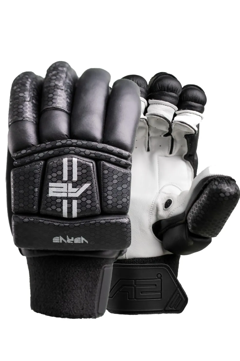 Cricket Batting Gloves - Black