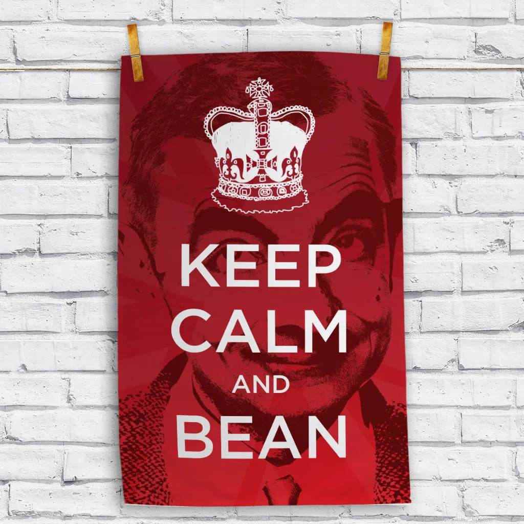 Keep Calm and Bean Tea Towel