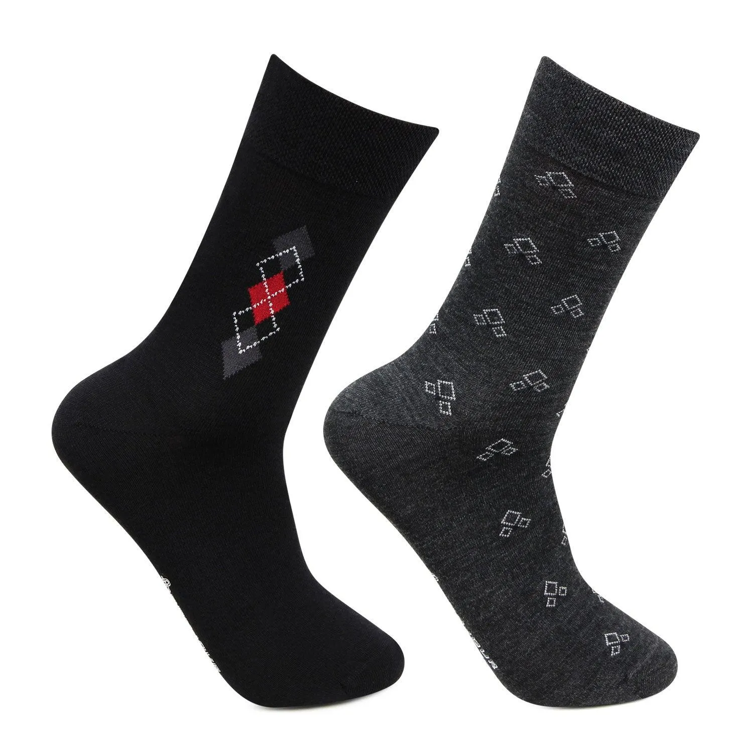 Men's Premium Woolen Full Length Business/ Office Socks - Pack Of 2