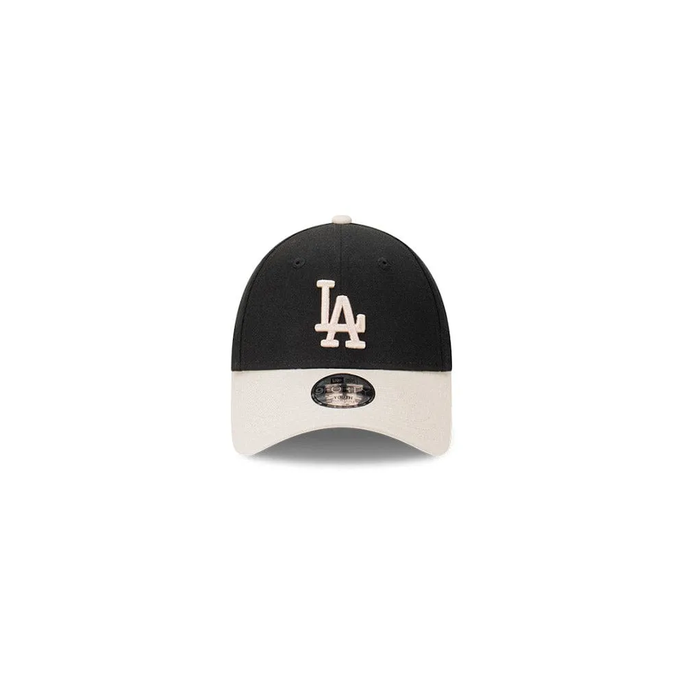 New Era Childrens 9FORTY Strapback Los Angeles Dodgers - Black / Stone