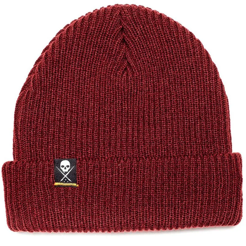 New Era Shoreman Burgundy Beanie