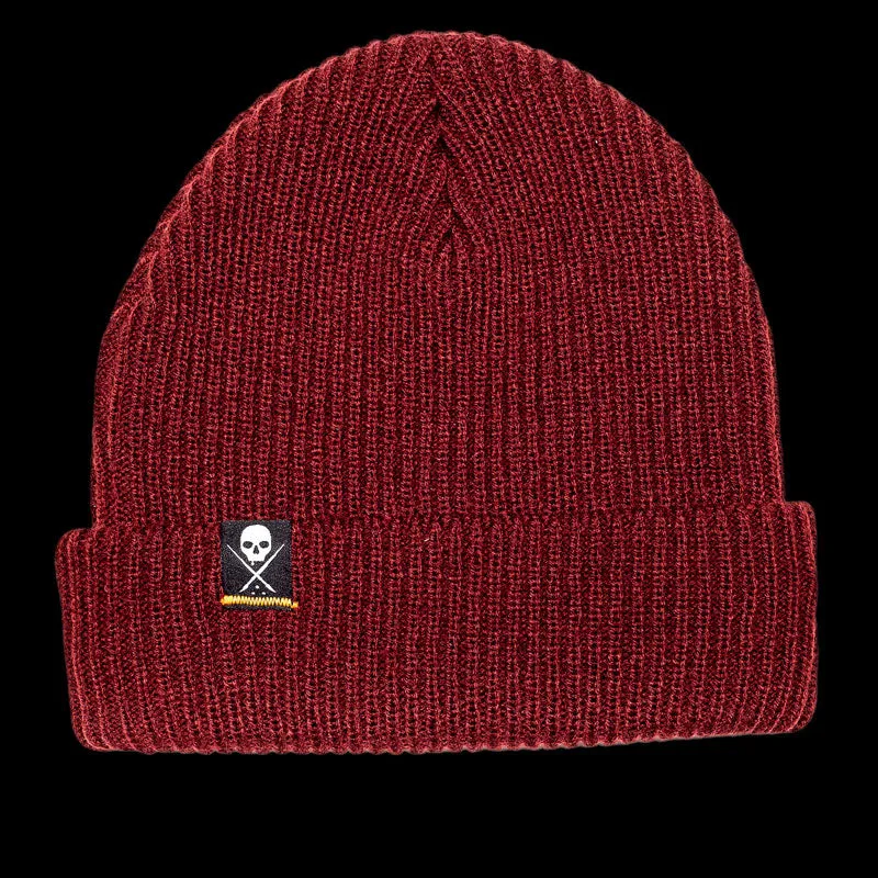 New Era Shoreman Burgundy Beanie