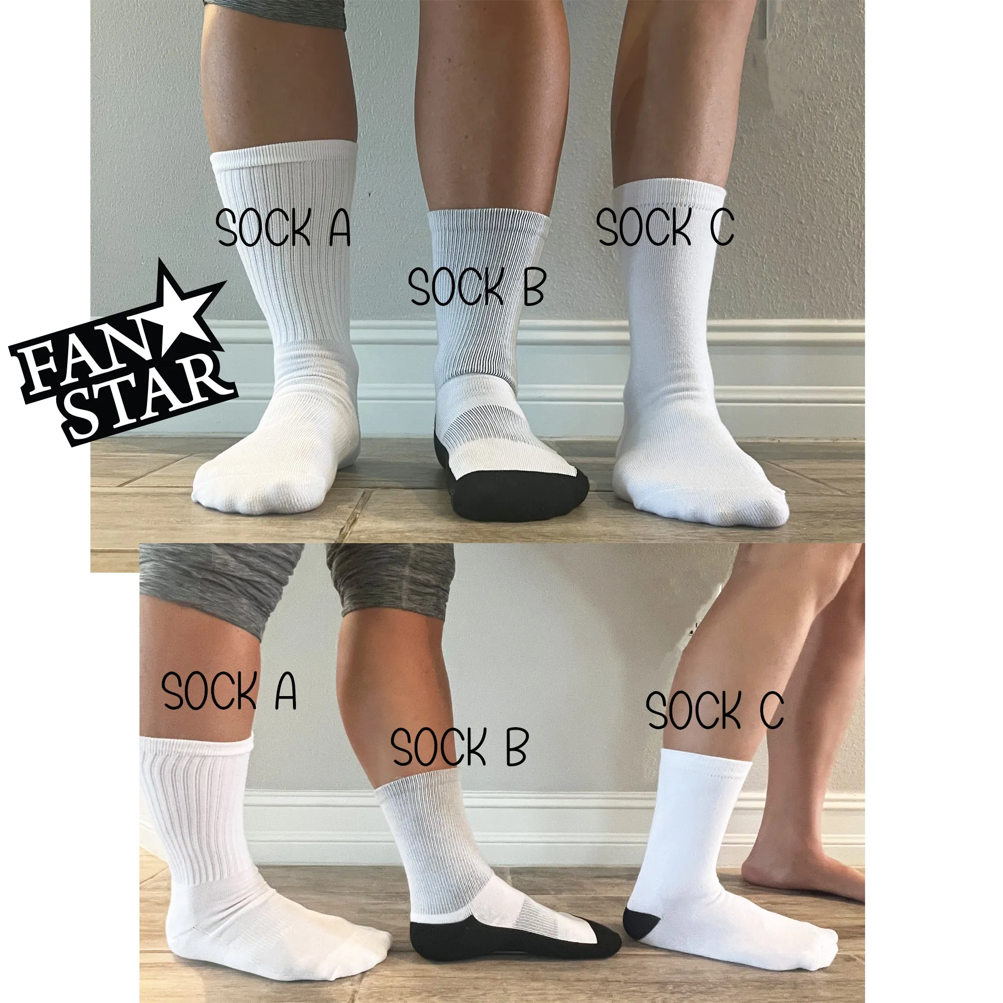 Personalized  Autism Crew Socks
