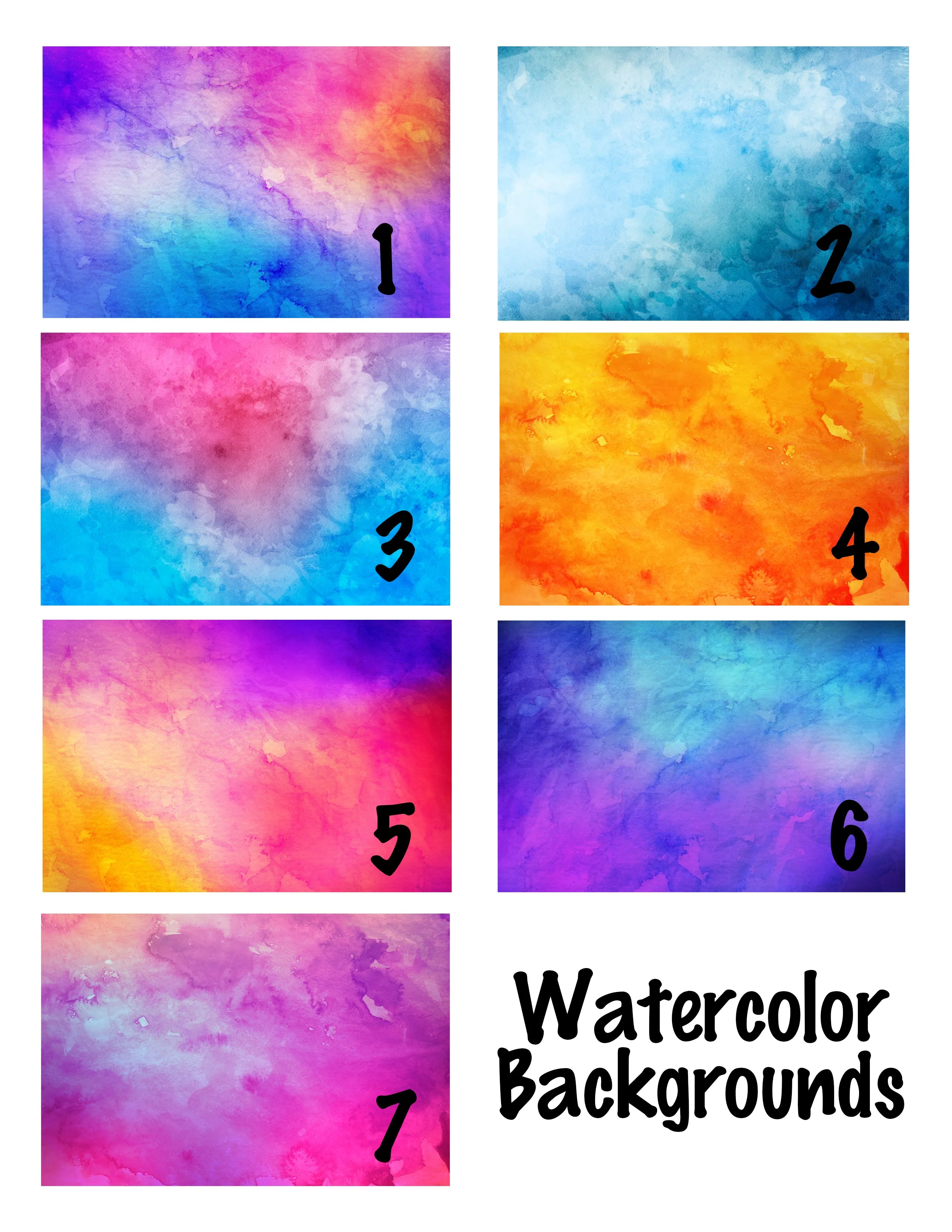 Personalized Volleyball Knee High Socks - Watercolor Background