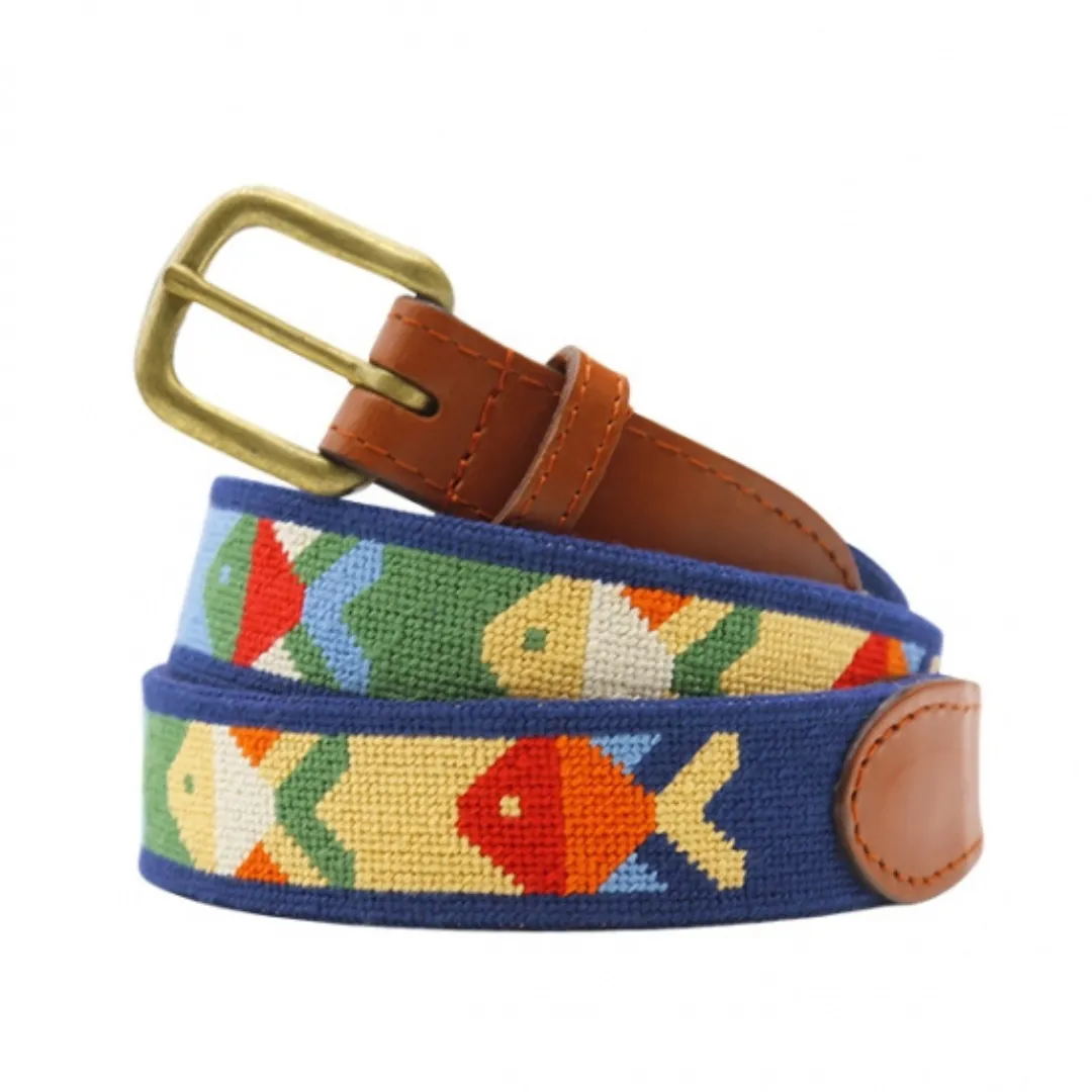 Pompano Needlepoint Belt