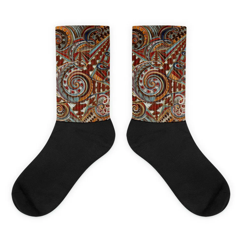 Rapid Action Black foot socks