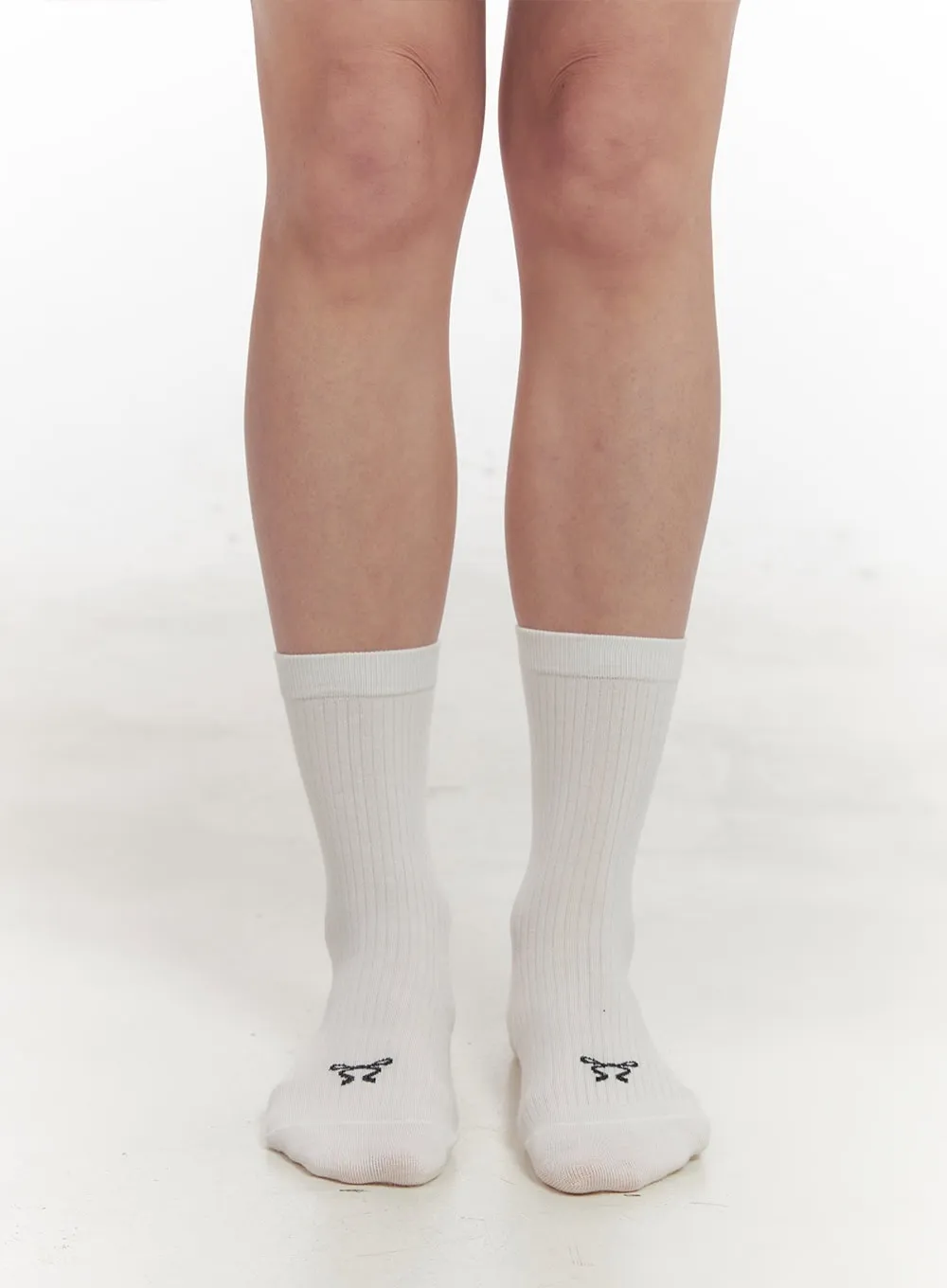 Ribbon Printed Socks IF505
