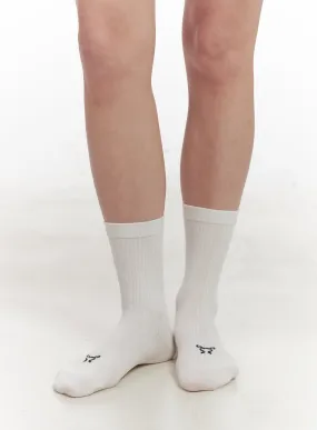 Ribbon Printed Socks IF505