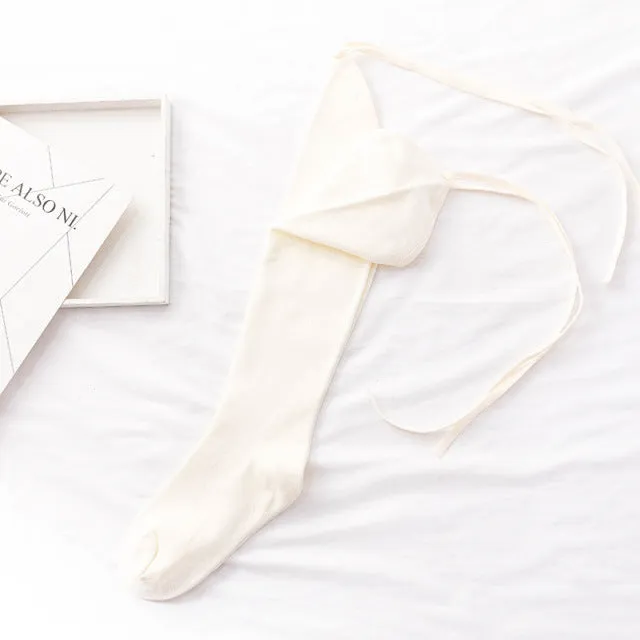 Sexy Lolita Cross-tie Over-knee Socks