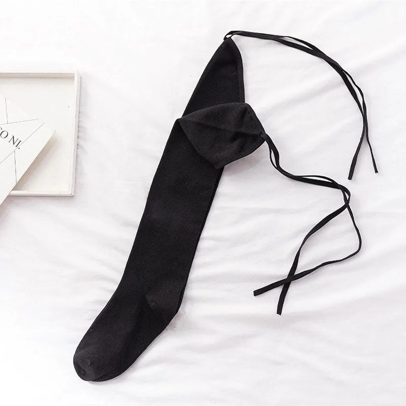 Sexy Lolita Cross-tie Over-knee Socks