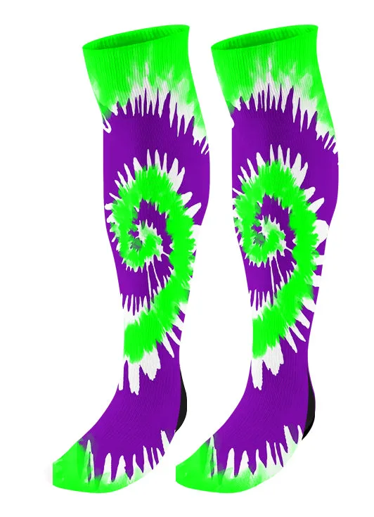 Tie Dye Knee High Socks