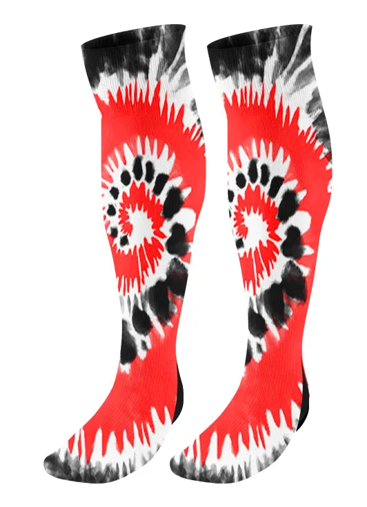 Tie Dye Knee High Socks