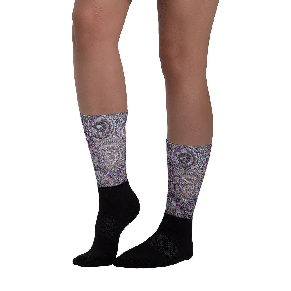 Wisdom - Black foot socks